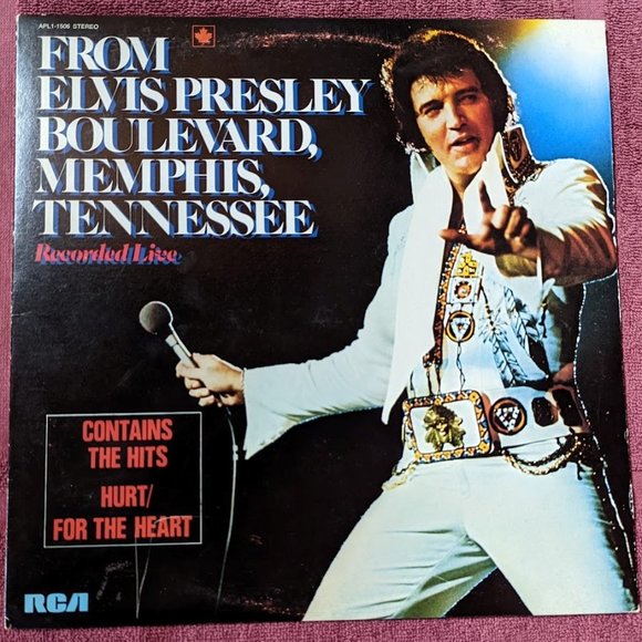 20% OFF Vintage Vinyl LP–From Elvis Presley Boulevard, Memphis,  Tennessee - Picture 1 of 7